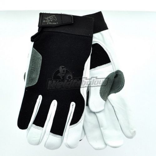 Revco GX107-MD Flexhand Grain Goatskin w/Spandex Mechanic&#039;s Gloves, Medium