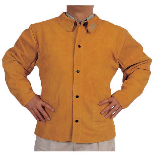 Mens size 48-50,  xlarge, golden leather welding jacket for sale