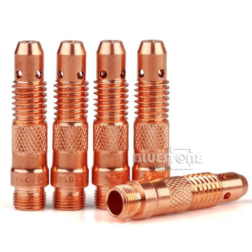 New 5pcs 1.0*47mm 10n30 tig welding torch collet body pta wp17,18 &amp; 26 for sale
