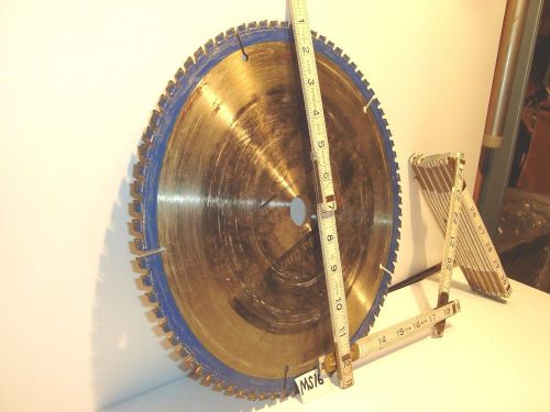 12&#034; saw blade 80 tooth carbide good used 1&#034; center for sale