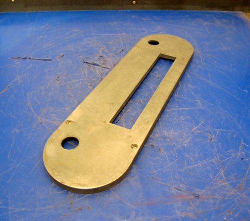 Table saw throat plate / insert 14-1/2&#034; length x 4&#034; width 3-1/8&#034; slot for sale