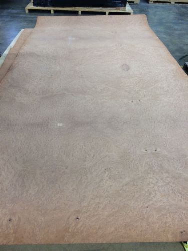 Wood veneer redwood burl 48x98 1pcs total 10mil paper backed &#034;exotic&#034; 6880.3 for sale