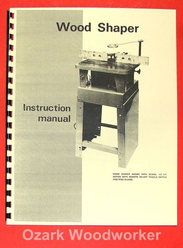 JET/Asian Small Wood Shaper Operator Parts Manual 0400