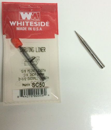 Whiteside Router Bits SC50 Carving Liner 11-Degree by 5/8-Inch Cutting Length