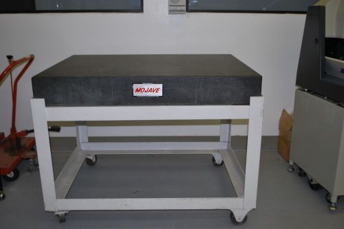 Mojave Grade A Granite Plate Surface Table 4&#039; x 3&#039; On Wheels Heavy Duty