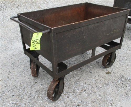 Factory cart miners ore bed steel cast iron wheel industrial age mine railroad i for sale
