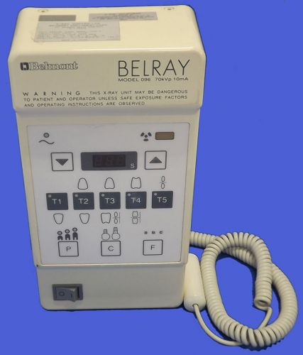 Belmont Belray 096 Dental X-Ray 70 KVP 10mA Power / Controller / Untested