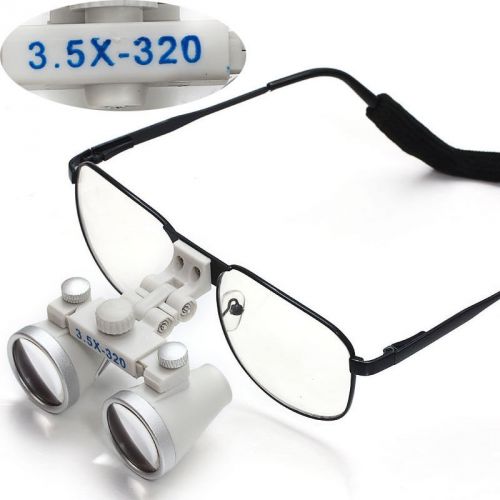 3.5X - 320mm Dental Surgical Medical Binocular Loupes Optical Glass Loupe