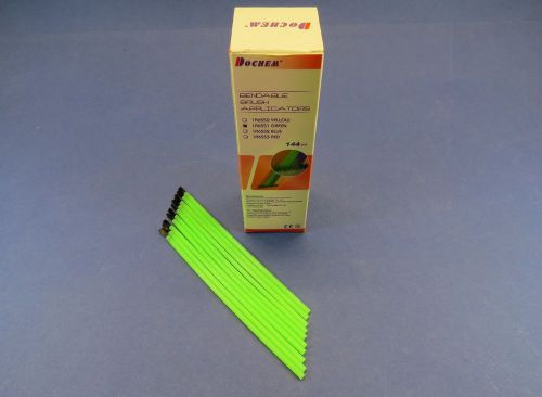 Dental brush applicators green box / 144 dochem for sale