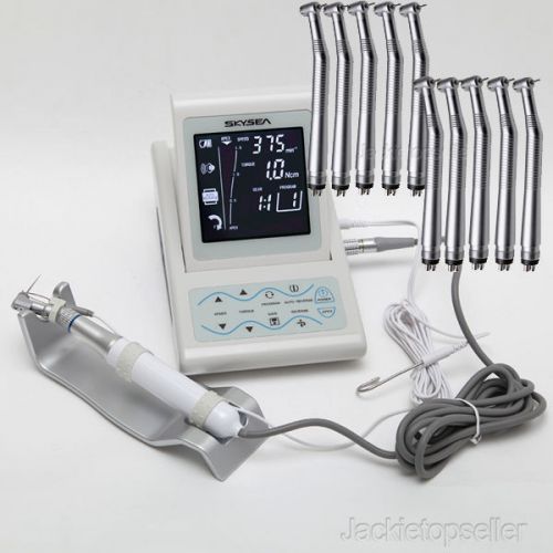 2-1Dental Endo Motor Apex Locator Root Canal Treatment + 10 High speed handpiece