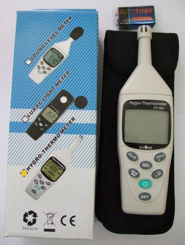 10sets portable humidity.temperature meter plus accessories cloth case-saving20% for sale