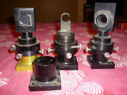 Optical table lot of 4 rotator mounts for sale
