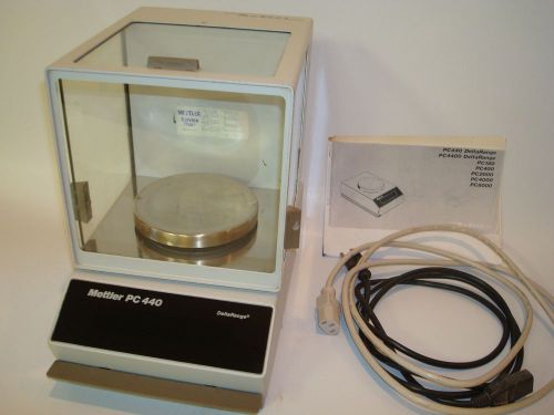 METTLER LAB SCALE PC 440 DELTARANGE WITH MANUAL  #2