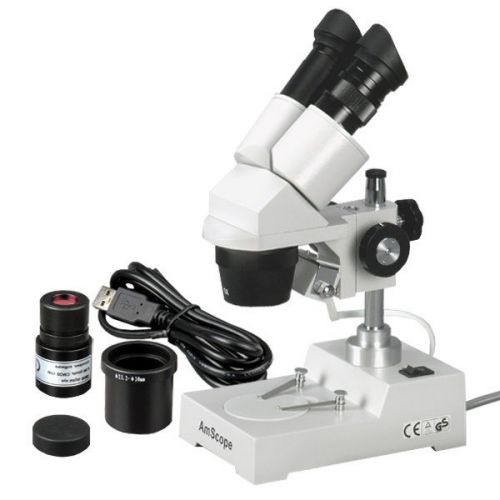 10X &amp; 30X Stereo Microscope with Digital Camera