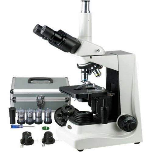 Phase contrast darkfield trinocular microscope 40x-1600x for sale