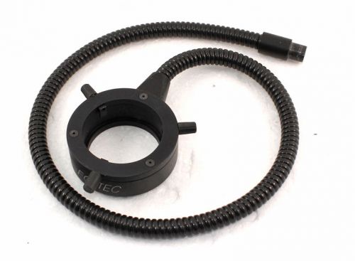 Fostec fiber optic ringlight with 750 mm flexible fiber optic cable 4 microscope for sale