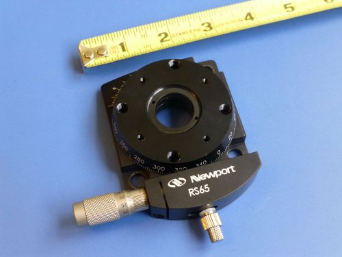 Newport rs65 precision rotation stage with sm-13 micrometer, low-profile for sale