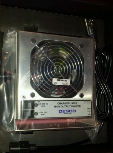 Desco chargebuster jr. 120vac steel high output ionizer 60501 emitter cassette for sale
