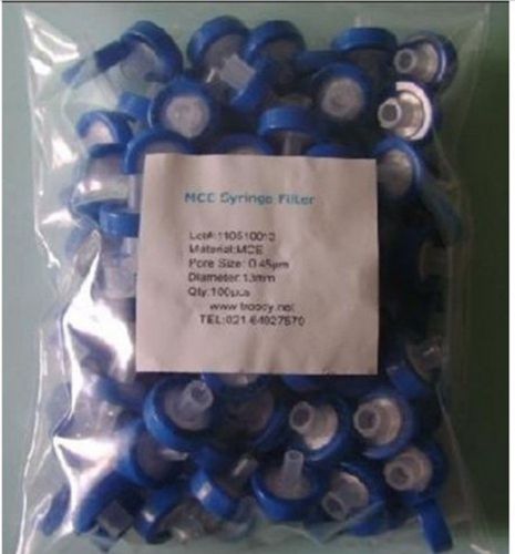 NEW 50pcs MCE Syringe Filters 25mm 0.45um non-sterilized