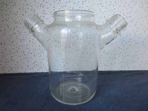 2 Cytostir Flasks 1000mL Kontes # 882911-1000 Laboratory Glassware