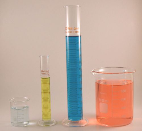 Cylinders 250ml 50ml beakers 1000ml 100ml borosilicate glass griffin new lab for sale