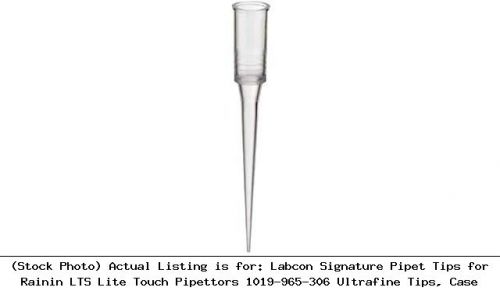 Labcon signature pipet tips for rainin lts lite touch pipettors 1019-965-306 for sale
