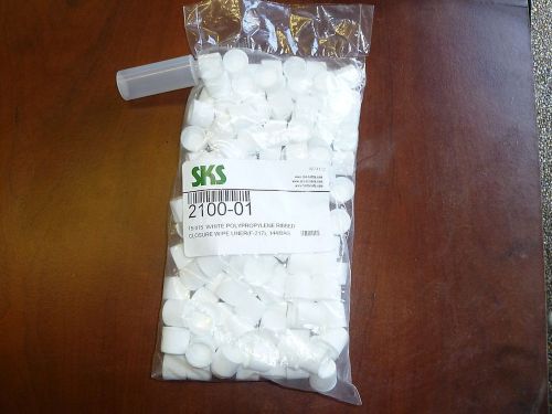 1 OZ PLASTIC HDPE BOTTLES WITH SCREW CAPS SKS (LOT OF 140+)