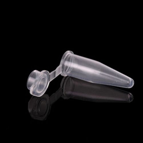 new 1000pcs clear 0.2ml PCR tubes with flat/domed cap