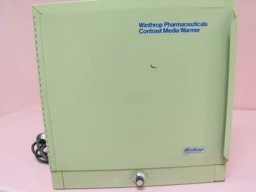 Winthrop contrast media warmer heater incubator w/ thermostat- up to 124f/ 120v for sale