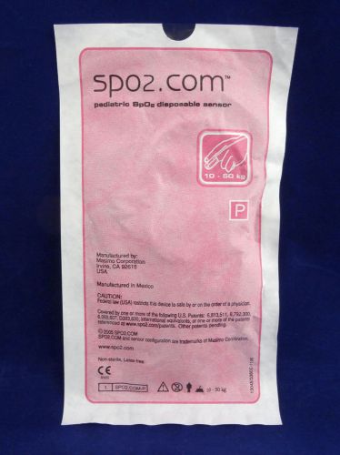 Masimo spo2.com pediatric disposable sensor 1775 - lot of 24 - 10-50kg for sale