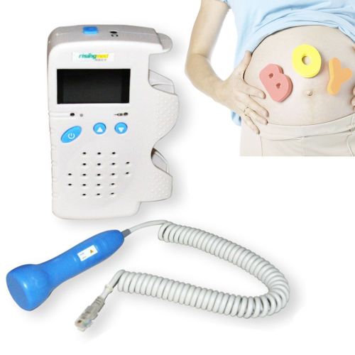 Homecare use fetal doppler 3mhz fetal heart monitor color lcd back light for sale