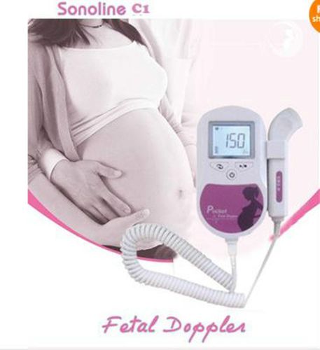 2013 new lcd pocket fetal doppler baby heart ,pregnancy ,fhr ,2mhz probe for sale