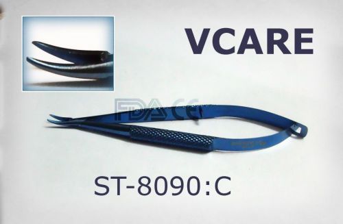 Barraquer Needle Holder Curved without Catch Titanium (FDA &amp; CE)
