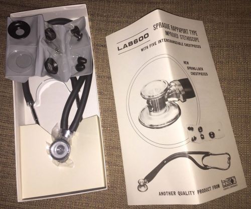 LAB600 Sprague-Rappaport Type Professional Stethoscope!BRAND NEW!!