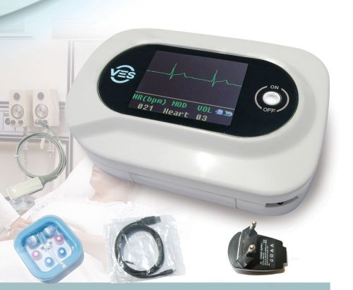 Contec visual electronic stethoscope ecg spo2 pr free probe + ear phone,cms-ve for sale