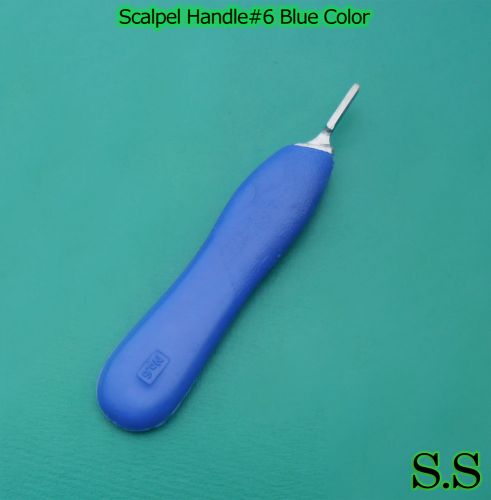 5 Scalpel Handle #6 with Blue Color Surgical Instruments