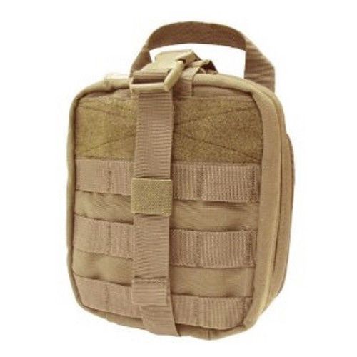 Condor - tactical rip-away emt pouch - tan - large first aid bag - #ma41 for sale