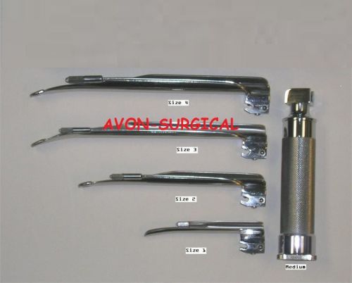 Miller Laryngoscope set Surgical Veterinary Instruments ( High Quality )