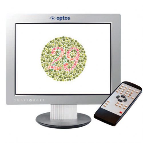 Optos 22&#034; SmartChart Pro Computer EyeChart  Visual Acuity Test CP-400 Remote LCD