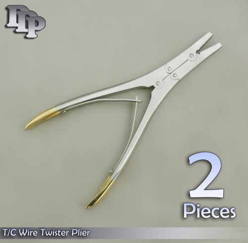 2 pieces t/c wire twister plier 7&#034; surgical orthopedic instruments for sale