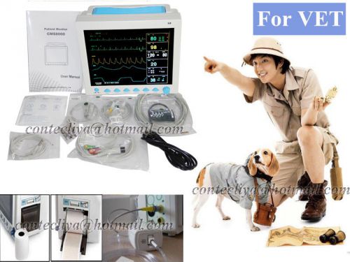 2015 ce*fda vet veterinary use multiparameters icu animals patient monitor+etco2 for sale