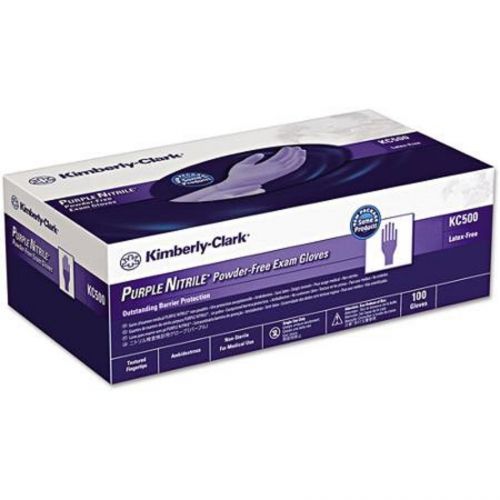 Kimberly-Clark Professional Purple Nitrile Powder-Free Exam Gloves, 100 count