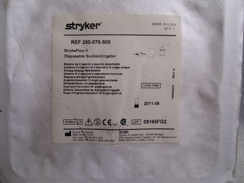 ! stryker strykeflow ii disposable suction/irrigator 250-070-500 for sale