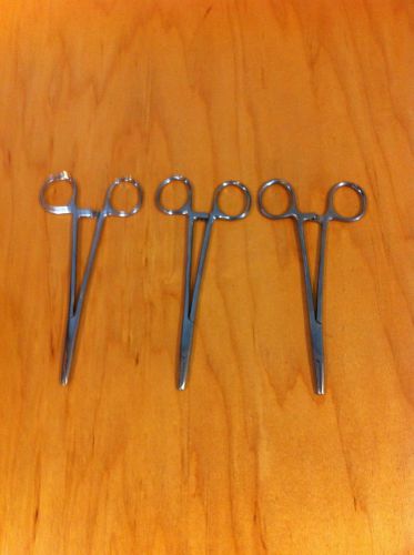 3 lot needle holders 5-1/2&#034; surgical instruments for sale
