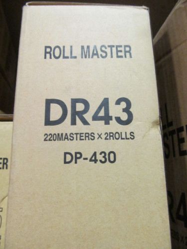 DR-43 Roll Master 220 Masters for DP430 Duplicators DR43 (2 per box)