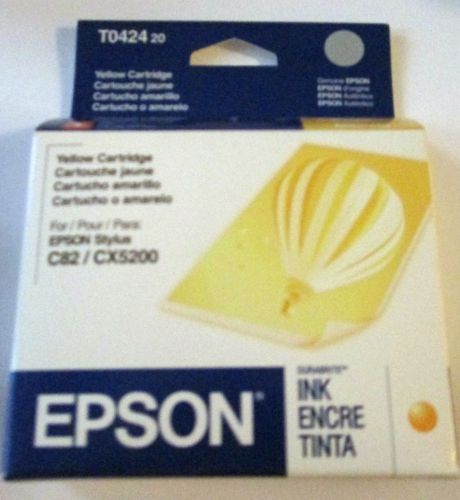 New  Epson T042420 Yellow InkJet Stylus CX5200  Expired