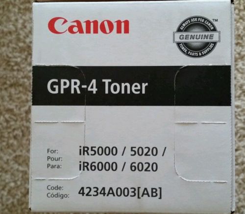 CANON GPR-4 BLACK TONER FOR I 5000 5020 6000 6020 4234A003AB