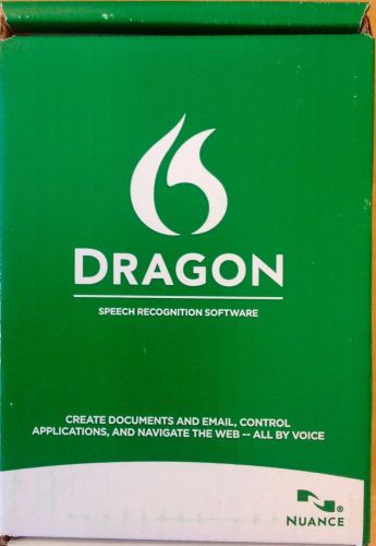 Nuance dragon naturallyspeaking home 11.5 (with headset) for sale