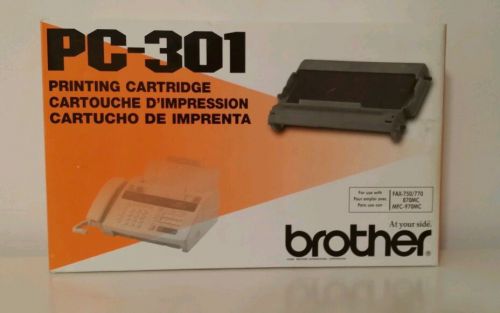 4 Brother PC301 Thermal Transfer Print Cartridges, Black - BRTPC301