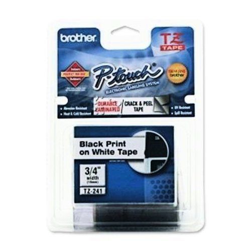 BUYNOWDIRECT NEW - TZe Standard Adhesive Laminated Labeling Tape, 3/4w, Black on